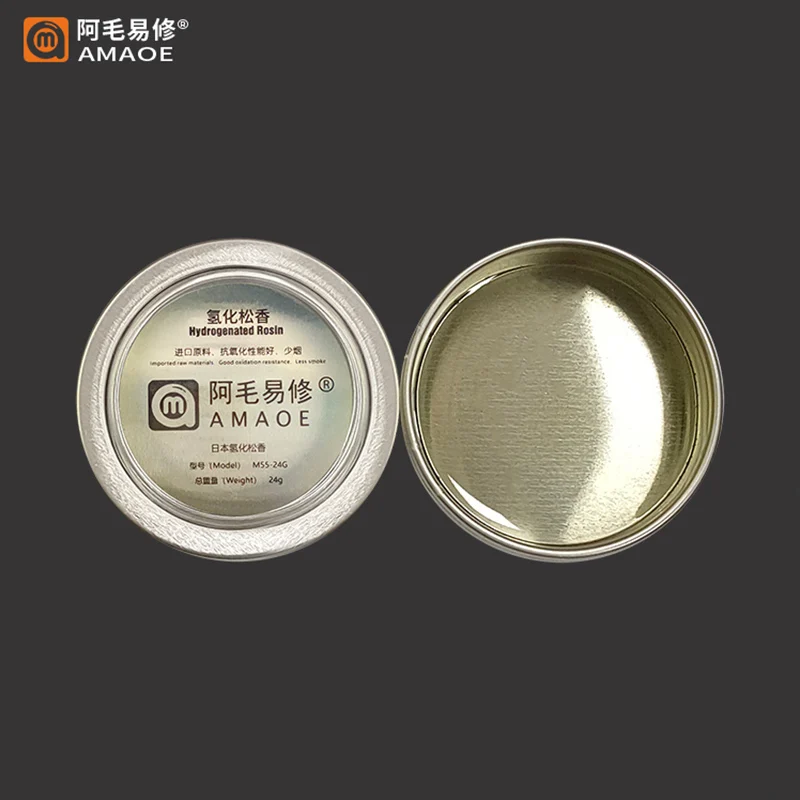 AMAOE M55 24G Hydrogenated Rosin for Mobile Phone Maintenance and Welding Anti-oxidation and Less Smoke Rosin Flux