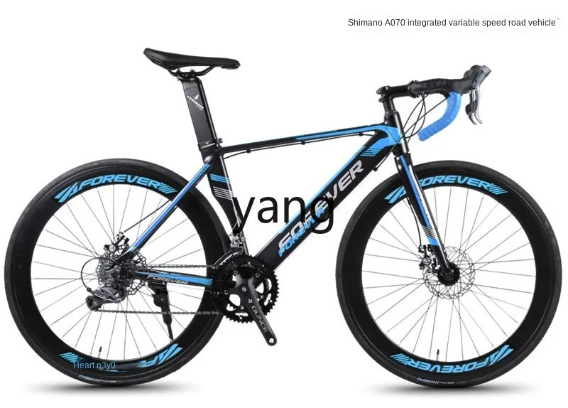 Yjq Bicycle Road Bike Disc Brake 27-Speed Racing Racing Male and Female Students off-Road Ultra-Light