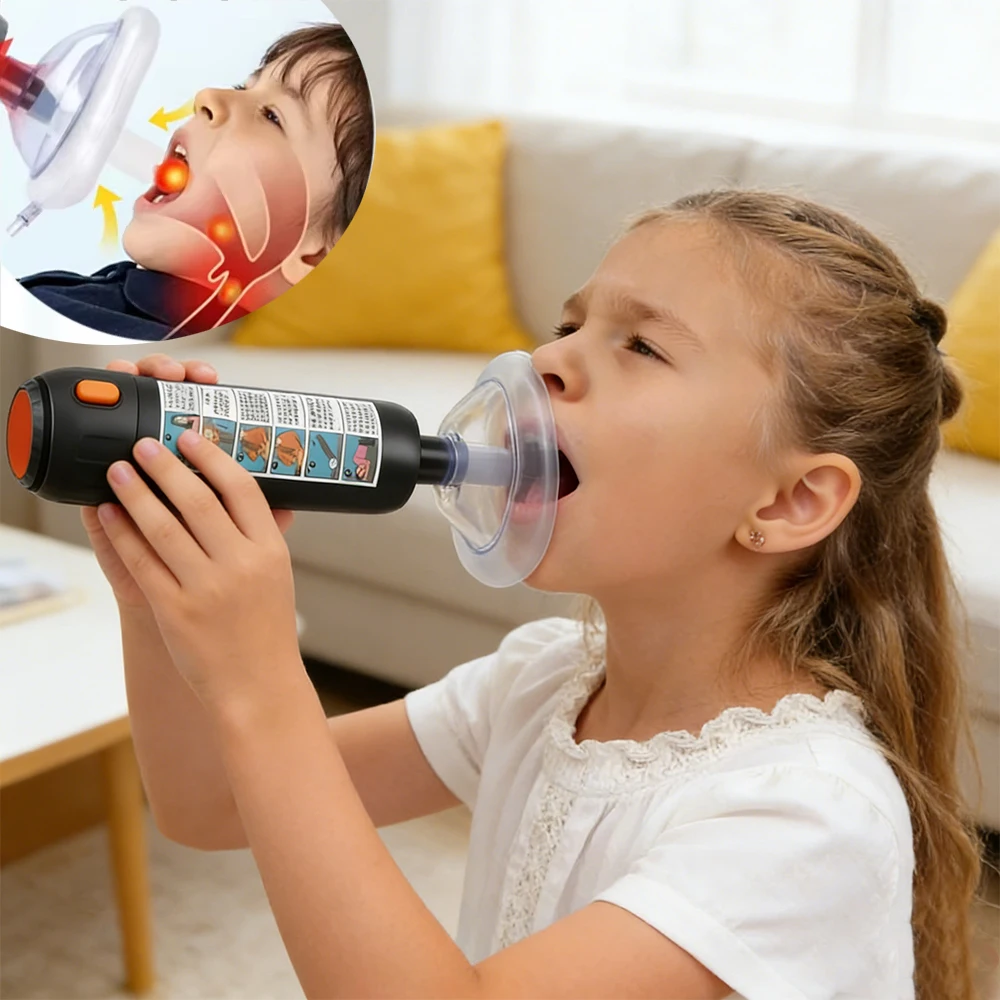 

Устройство для экстренной помощи при удушье: маска для спасения от удушья для детей и взрослых с 3-мя масками, портативный домашний набор для оказания первой помощи при удушье.