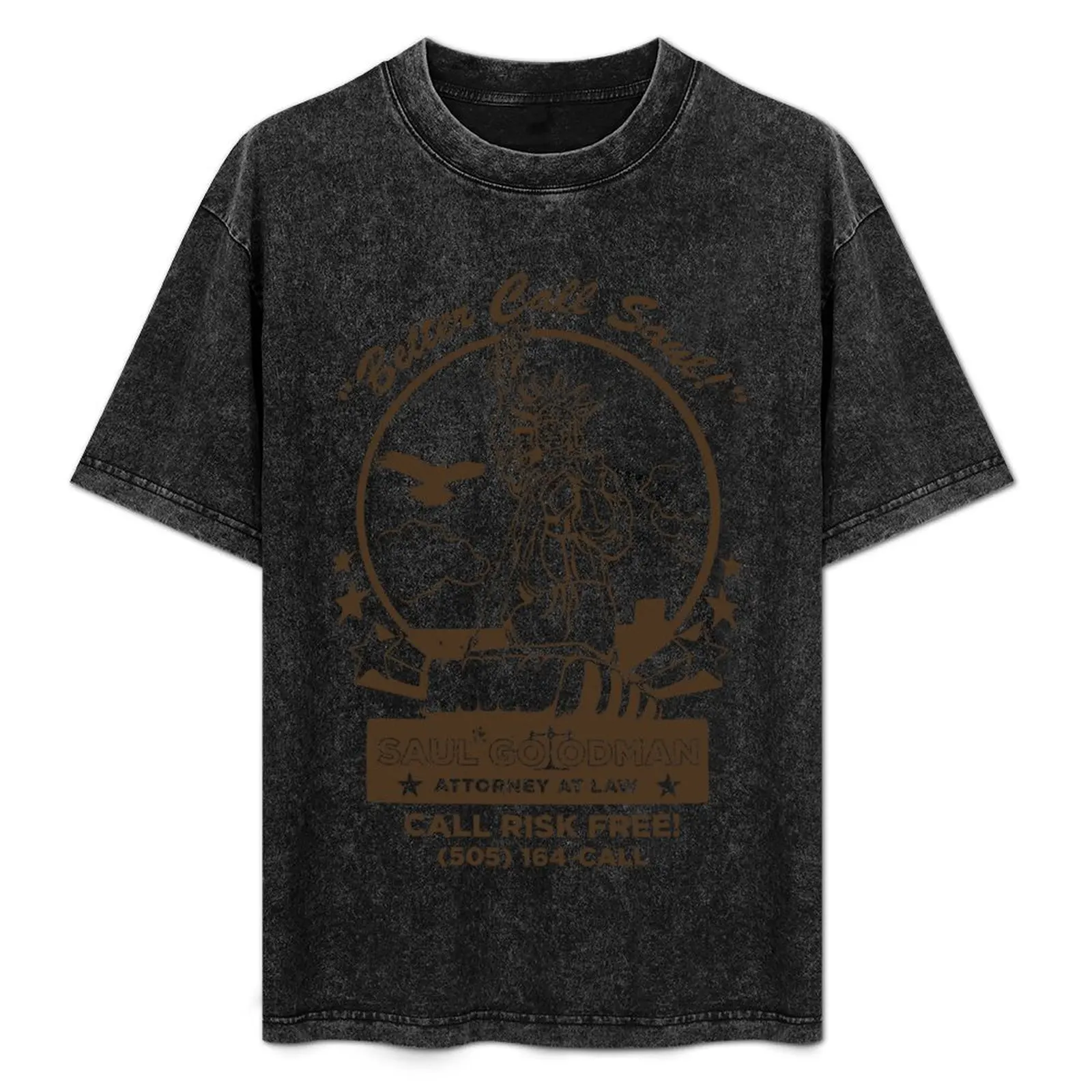 

Better Call Saul - Call Risk Free T-Shirt Basic Plain Tee for Spring and Summer