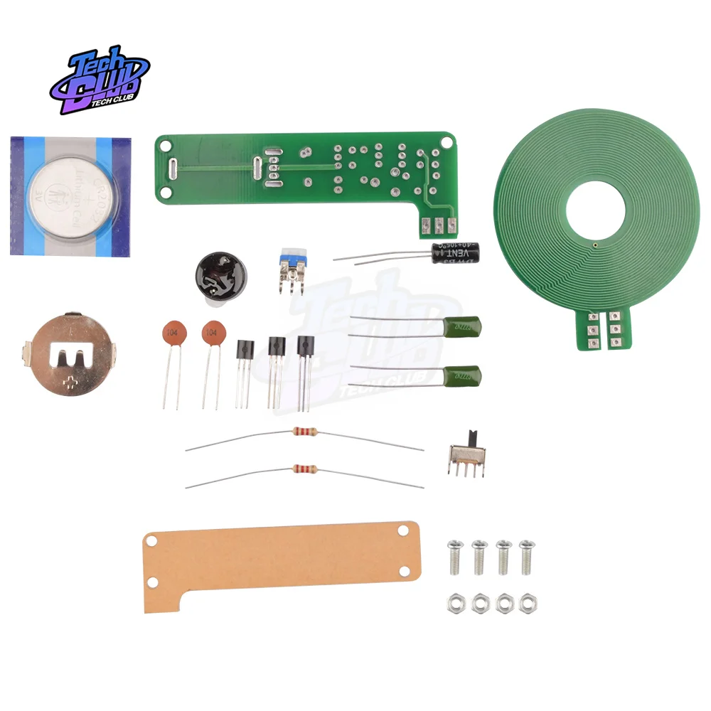 DC 3V-5V Metal Detector Kit Kit elettronico modulo scheda sensore parte elettronica fai da te Metal Detector Kit fai da te accessori