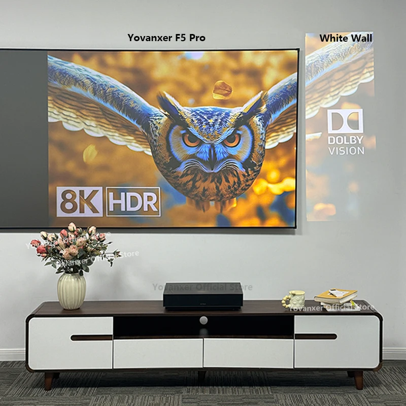 【UST】HOT 100 pulgadas ALR Fresnel 5,0 Pro pantalla de proyección de marco fijo antiluz para proyector de alcance ultracorto 4K 8K 3D