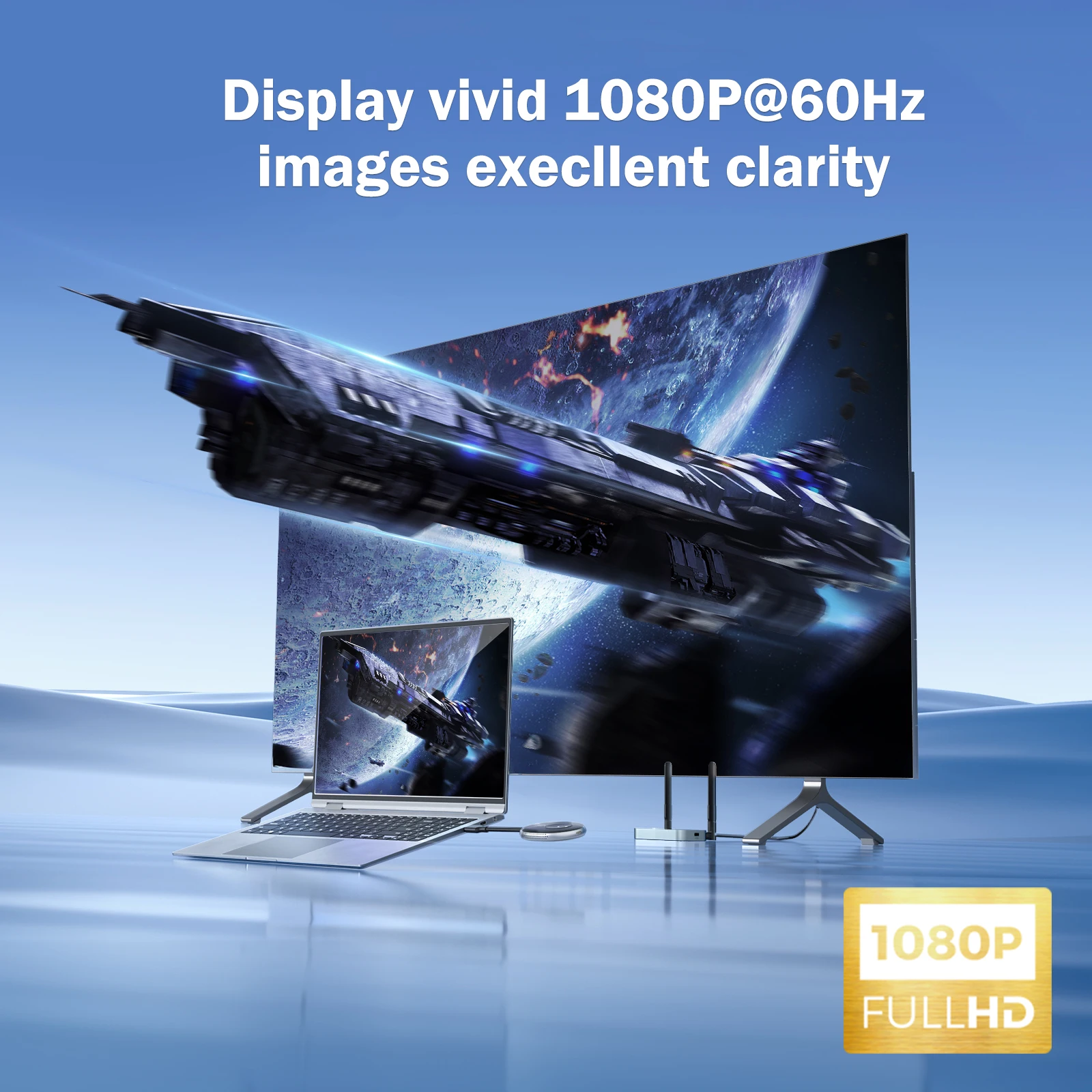 Q5 + R1 sala de reuniones sistema de presentación inalámbrico extensor Hdmi inalámbrico 4K tipo C transmisor y receptor hdmi inalámbrico para tv