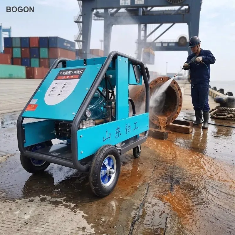 Electric Pressure Washer 500Bar for Large Engine Parts Cleaning, Heavy Industrial Machines CE EPA Free Shipping