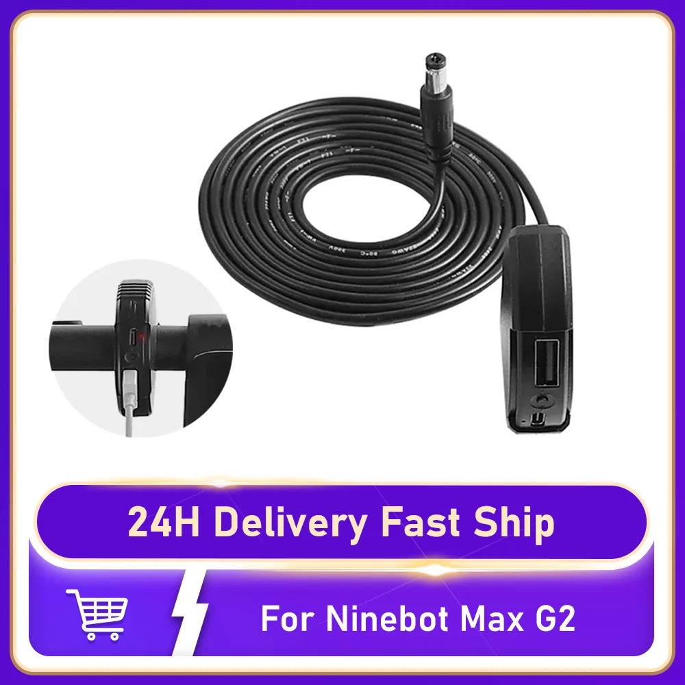 

Durable USB Fast Phone Charger for Ninebot Max G2 Electric Scooter XT60 Port Dual-Port Fast Charge A /C Mobile Phone Charger