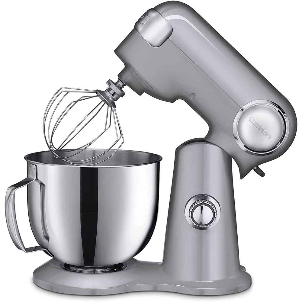 

Stand Mixer, 12 Speeds, 5.5-Quart Mixing Bowl, Chef's Whisk, Flat Mixing Paddle, Dough Hook, and Splash Guard with Pour Spout,