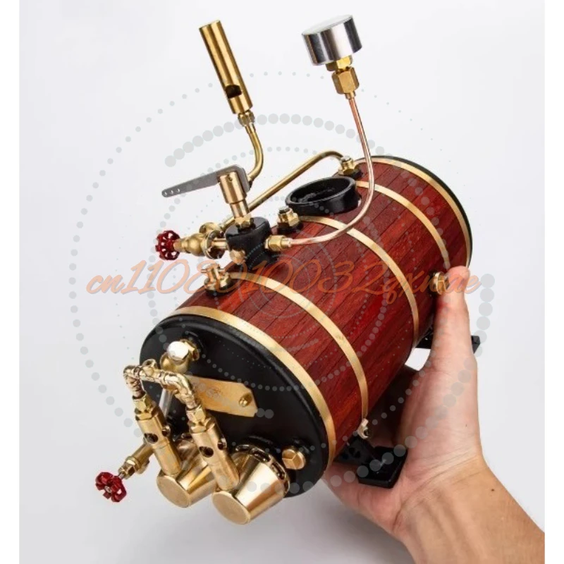 Retro Type Marine Boiler Model, Diameter: 105mm, Full Water Capacity: 850ml, High-efficiency Steam Engine Boiler Model
