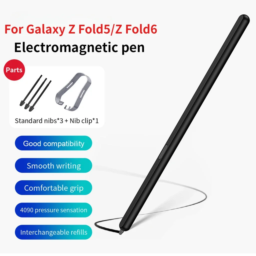 Touch Stylus Pen S Pen For Samsung Galaxy Z Fold 6 fold6 5G Z Fold 5 SM-F956 SM-946 Fold Edition Mobile Phone Stylus S Pen