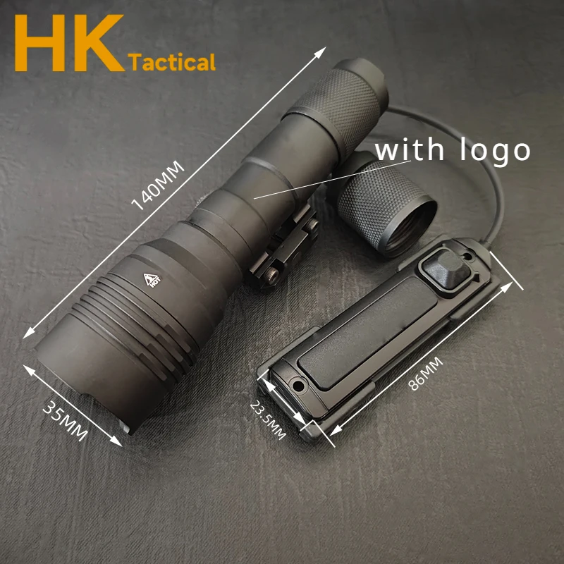 Linterna táctica LED Scout M600 estroboscópica Picatinny 900 lúmenes