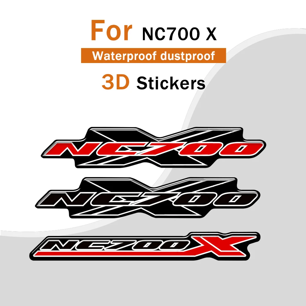 

For Honda NC700 X NC700X Motorcycle Sticker Tank Pad Panel Protector Fairing Emblem Badge Luggage Aluminum Cases Decals
