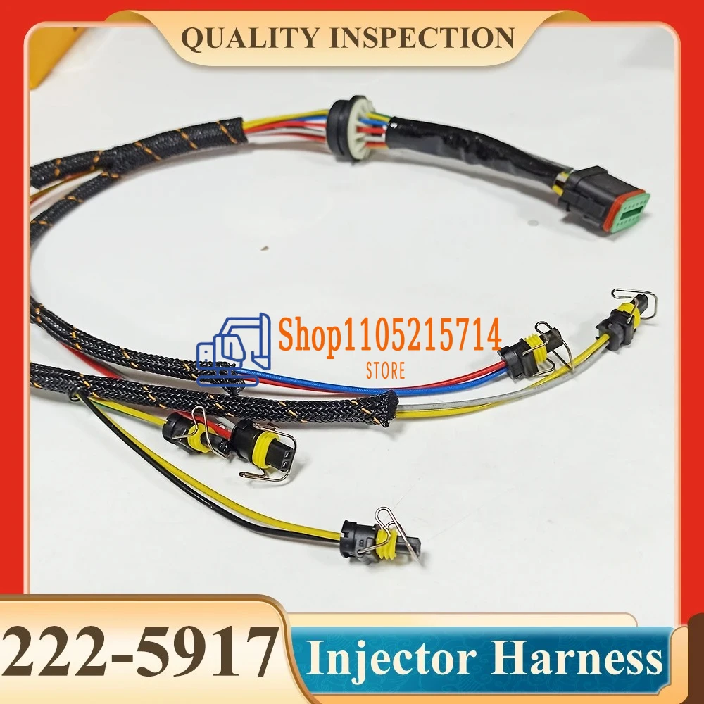 High Quality Fuel Injector Wiring Harness C7 222-5917 2225917 for Excavator 324D 325D 329D Wire Harness