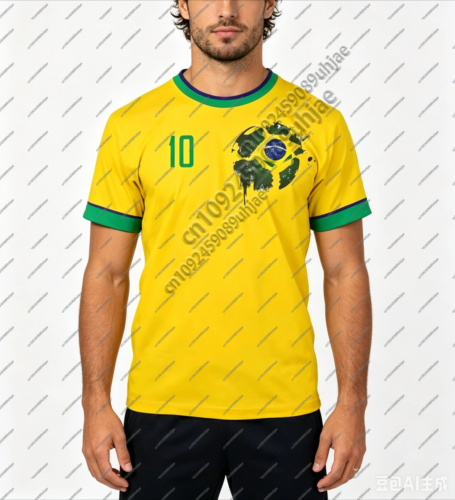 Street Fashion Brazil - 3D Print Brazil Style Flag Map