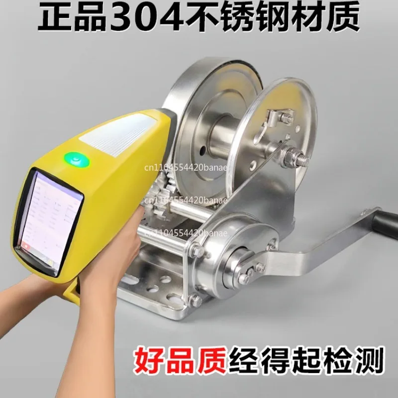 304 stainless steel two-way self-locking hand winch hoist manual winch lifting hanger