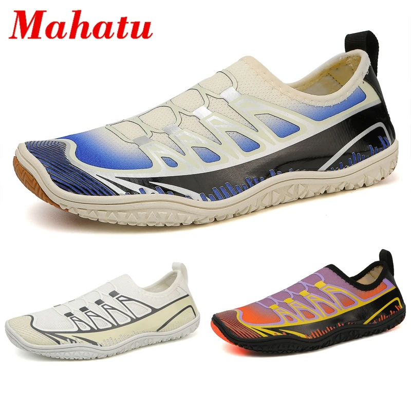 

New Men Women Beach Swimming Shoes Swimming Slip On Surf Quick-Drying Aqua Summer Wading Shoes Skin Sock Air Mesh Water Shoes