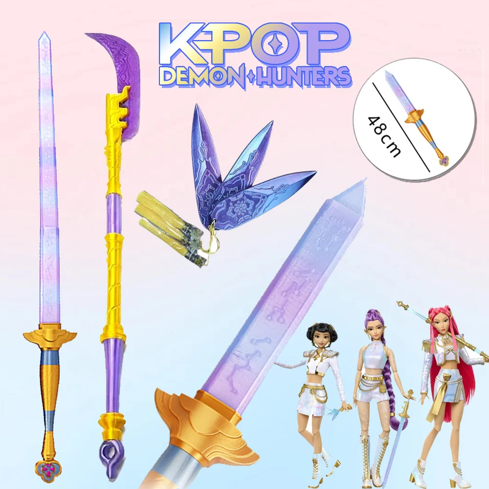 2026 Rekwizyt Cosplay K-POP Demon Hunter Postać Rumi Miecz Zabawka z Symboliki Mira Długi Nóż Rekwizyt Akcesoria Kostiumowe Prezent