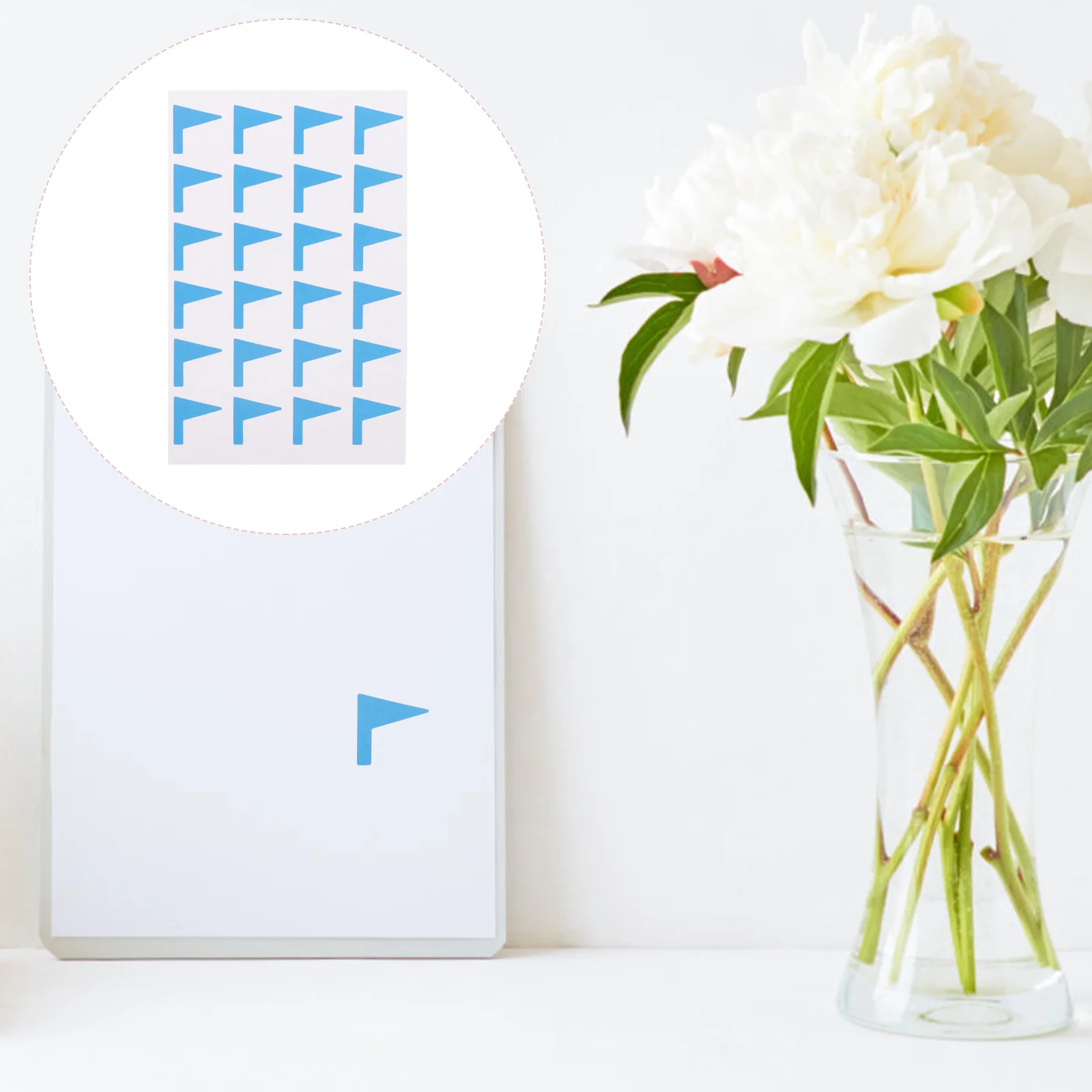 

12 Sheets Red Adhesive Classification Stickers Self Adhesive Label DIY Marking Sticker for Storage Box Book Label