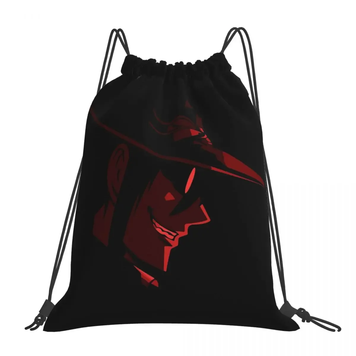 

Alucard Backpacks Casual Portable Drawstring Bags Drawstring Bundle Pocket Storage Bag BookBag For Travel School