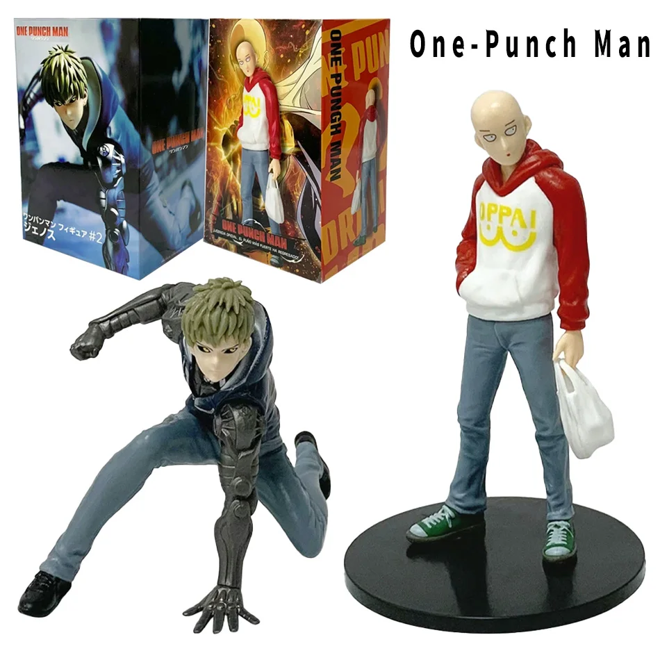 Anime nuevo ONE PUNCH-MAN figura Saitama Genos Tatsumaki figura juguete Pvc modelo periféricos de animé colección escritorio regalos de navidad