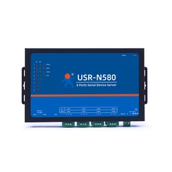 Iotサーバーシリアルイーサネットコンバータ,ModbusゲートウェイrtuからModbus tcp USR-N580, 8 rs485