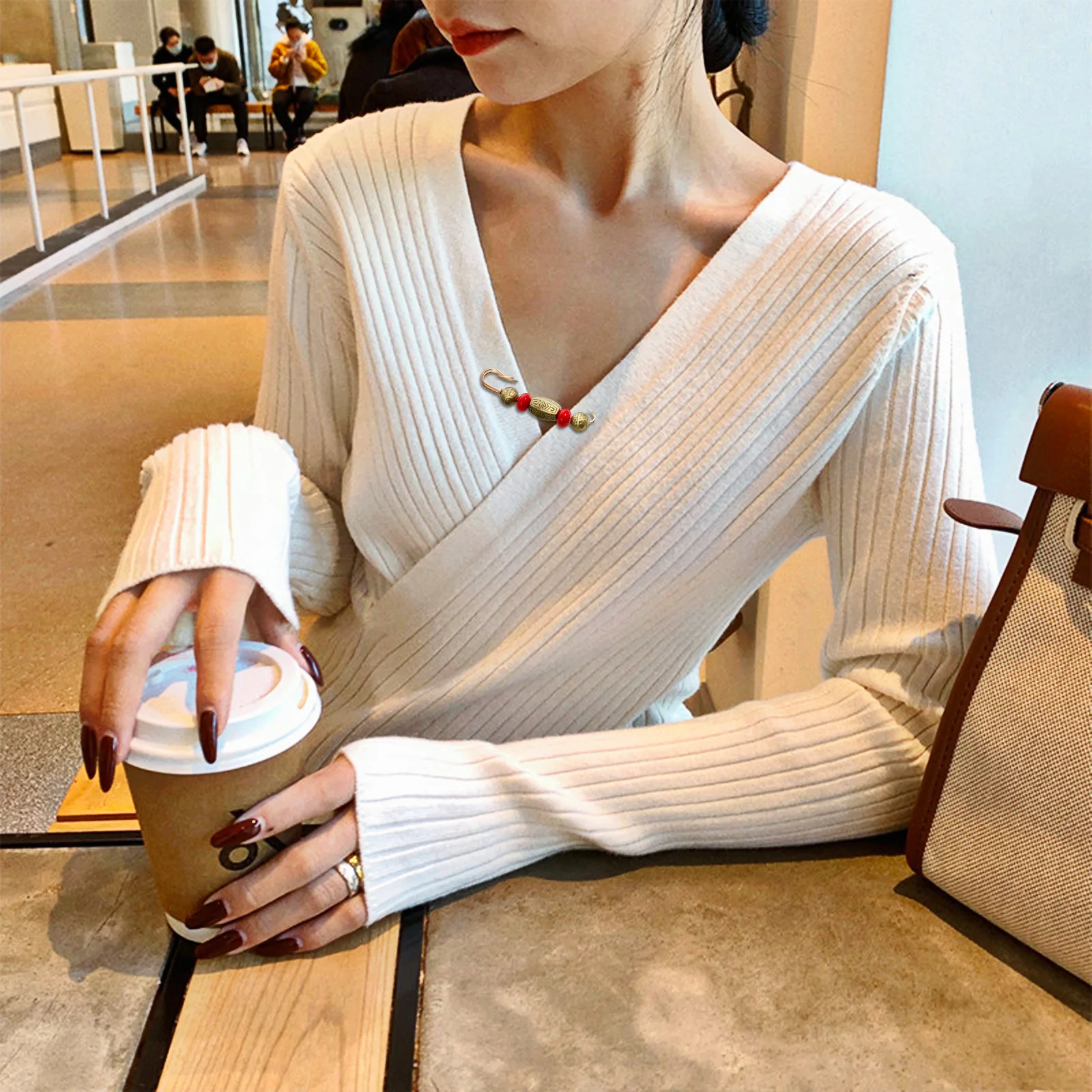 3 قطع خمر التلبيب دبوس سبيكة دبابيس دائم النساء الصدار دبابيس لارتداء اليومي حزب الأعمال خمر بروش