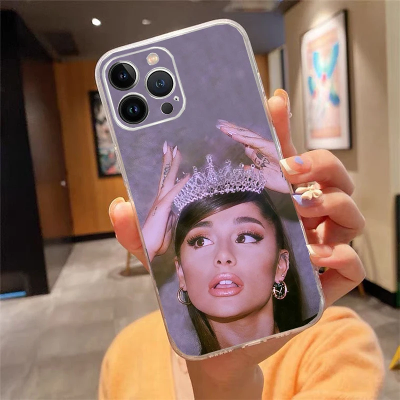 

Girl Singer Ariana-Grande Phone Case Carcasa Funda For iPhone 17 Pro Max Air 16 15 14 13 Pro Max 15 16 Pro 15Plus 16E Case