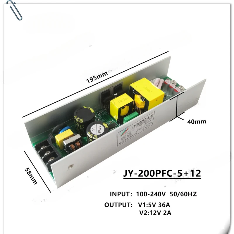 

JY LED Power Driver 200w 5v36a12v PFC High Power Wall Washer 18 Point Control Power Transformer Party Lights Stage Lighting