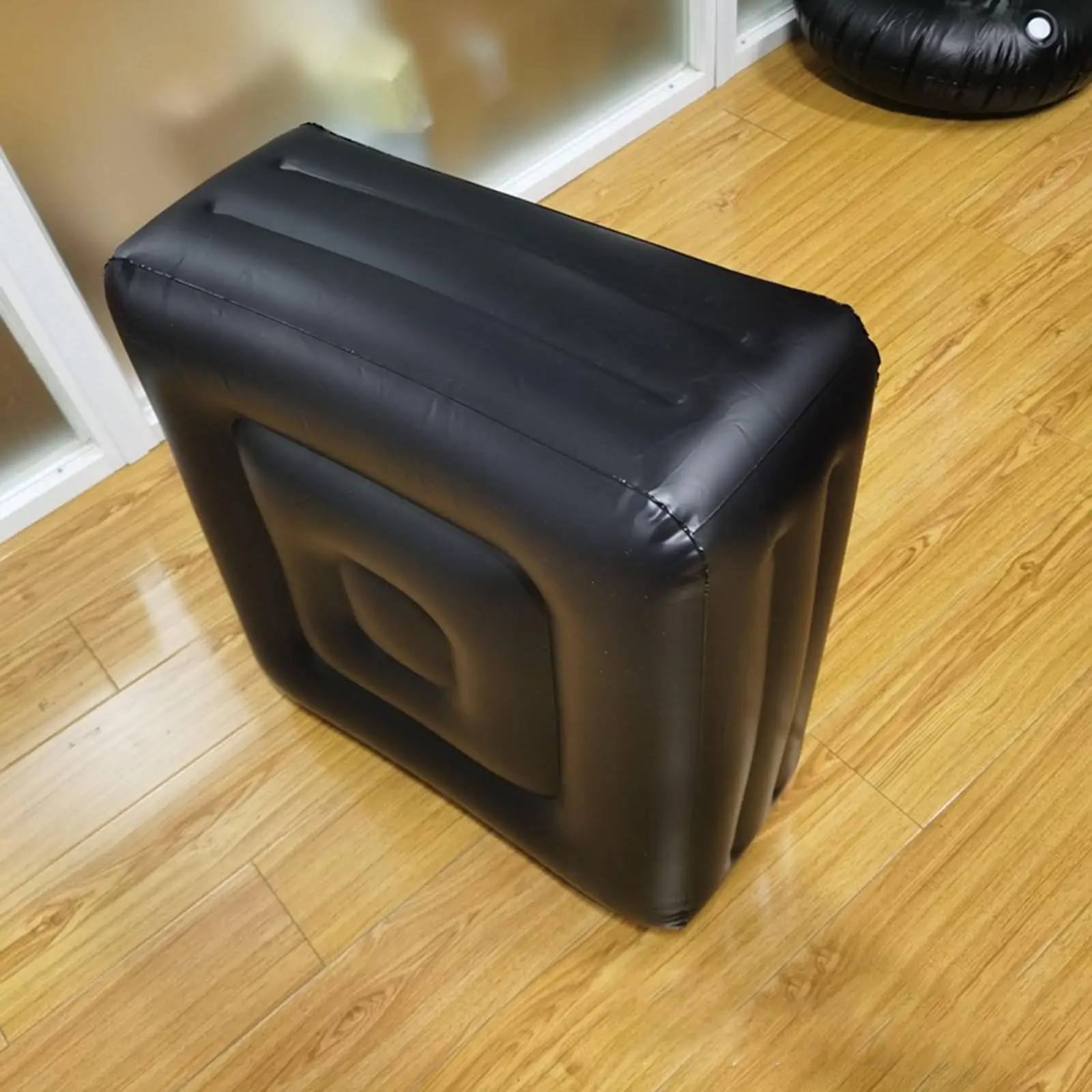 Inflatable Square Stool Chair, Stool Adjustable Height Cushion, Inflatable Stool Ottoman, Inflatable Sofa, for Flights Outdoor