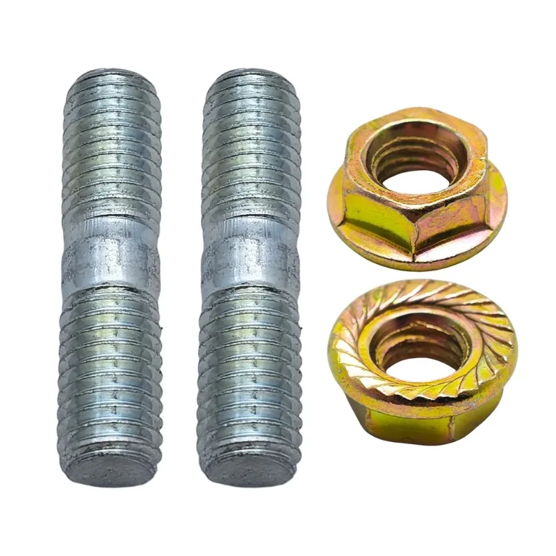 

Exhaust muffler bolt and nut kit for lawn mower engine components GX110 GX120 GX160 GX200 5.5 horsepower 6.5 horsepower