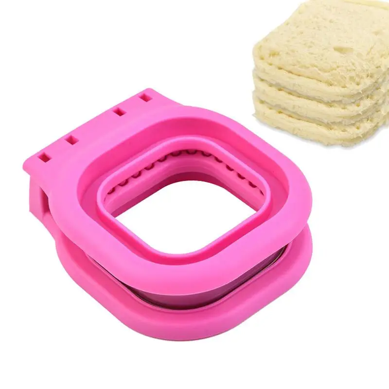 Sandwich Cutter And Sealer Square Pocket Sandwiches Cutter Multifunctional Sandwich Cutters For Lunch Crustless Breakfast