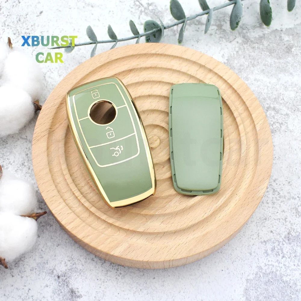 2/3/4 Buttons TPU Car Key Case Cover Auto Shell Fob for Mercedes Benz E C S GLC Class E200 E400 E63 W213 S550 S560 C260 A200