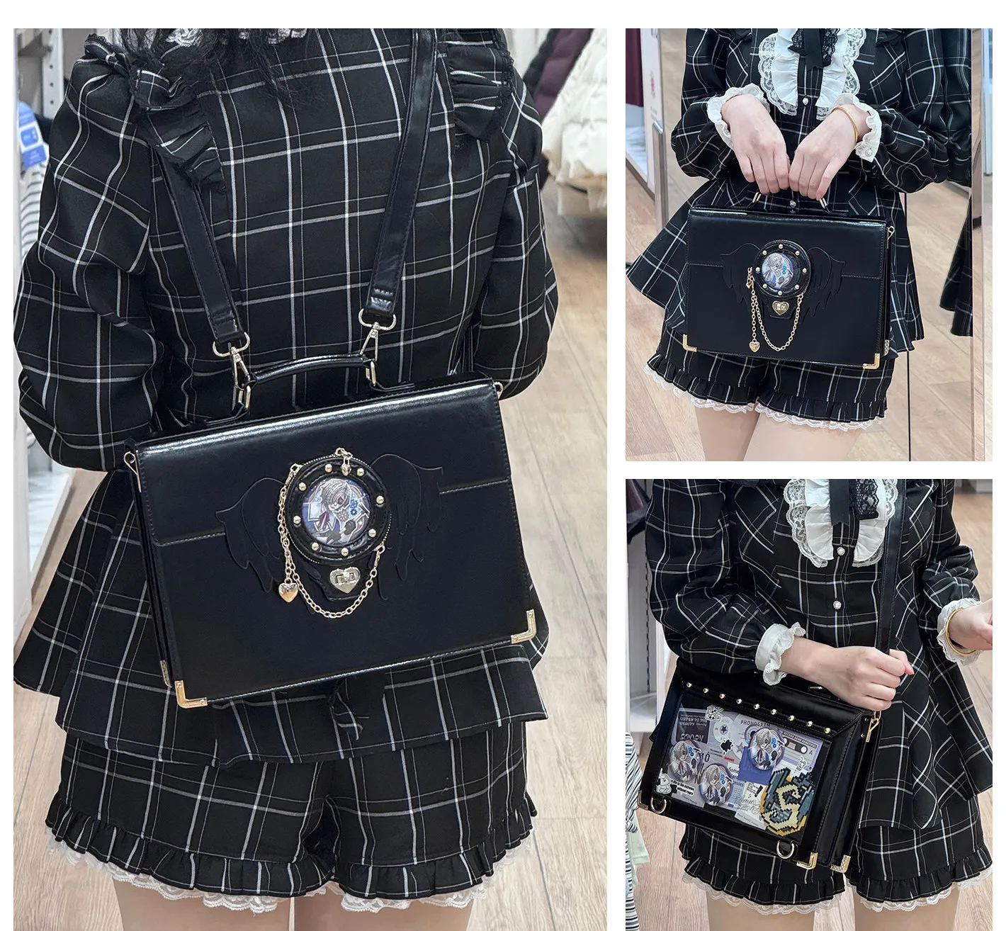 Original Second Dimension Comic-Con Uniform Jk Backpack Large Capacity Girls College Daily Students Portable Lta Bag for Women