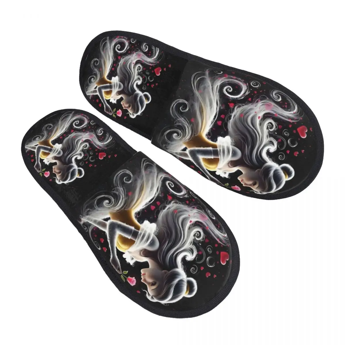 

Домашние тапочки в стиле аниме «Красавица и чудовище», мягкие теплые пушистые тапочки из пены с эффектом памяти, домашняя уличная обувь