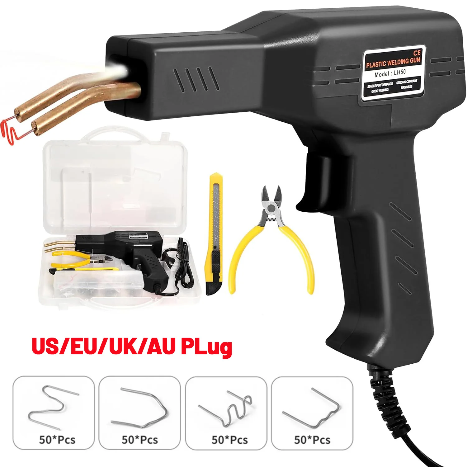 110v 220v Plastic Welding Machine Portable Electric Plastic Hot Stapler For Staple PVC Repairing Car Bumpers Repairing Tools