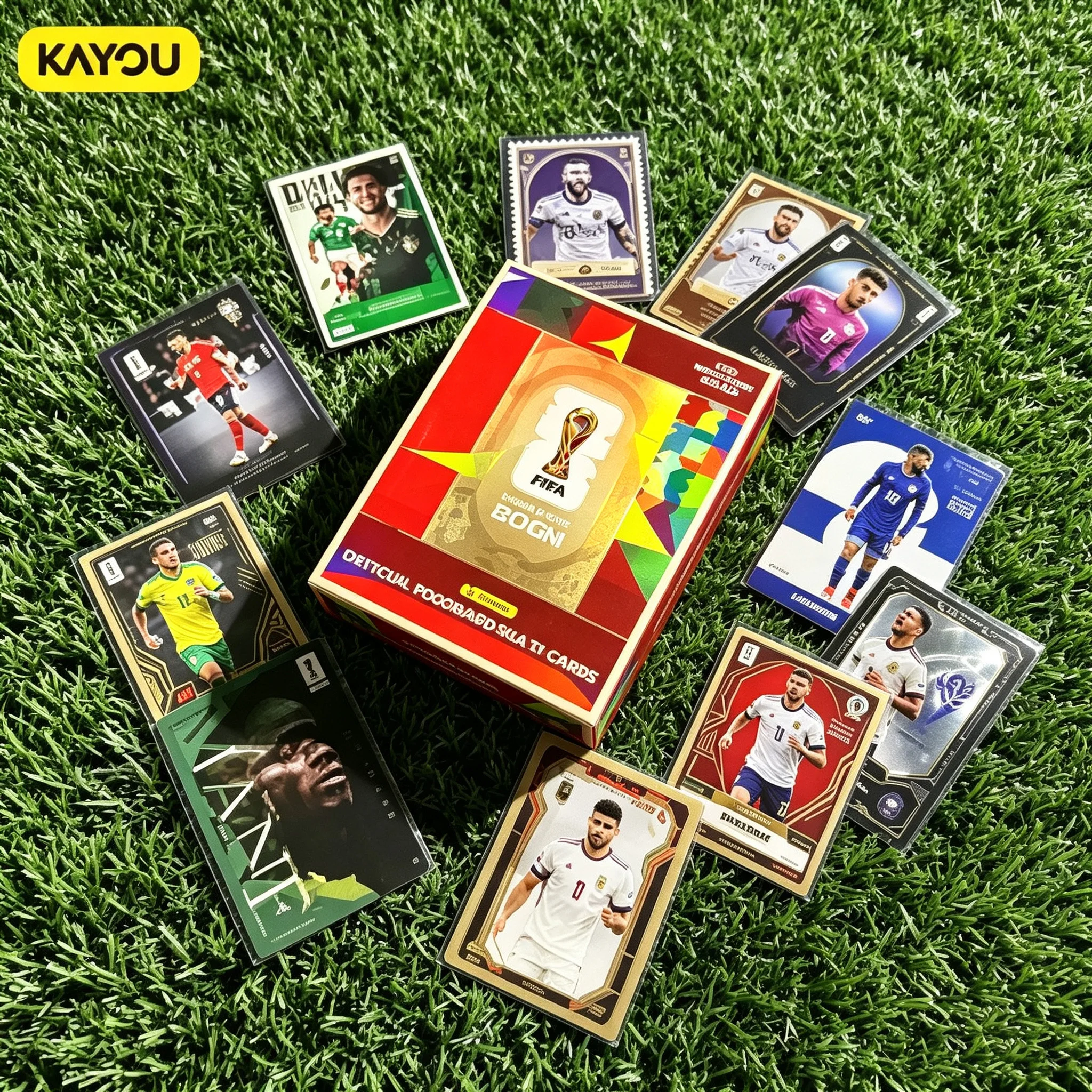 Cartes de collection officielles et authentiques de la Coupe du Monde FIFA 2026, jeu de cartes à collectionner