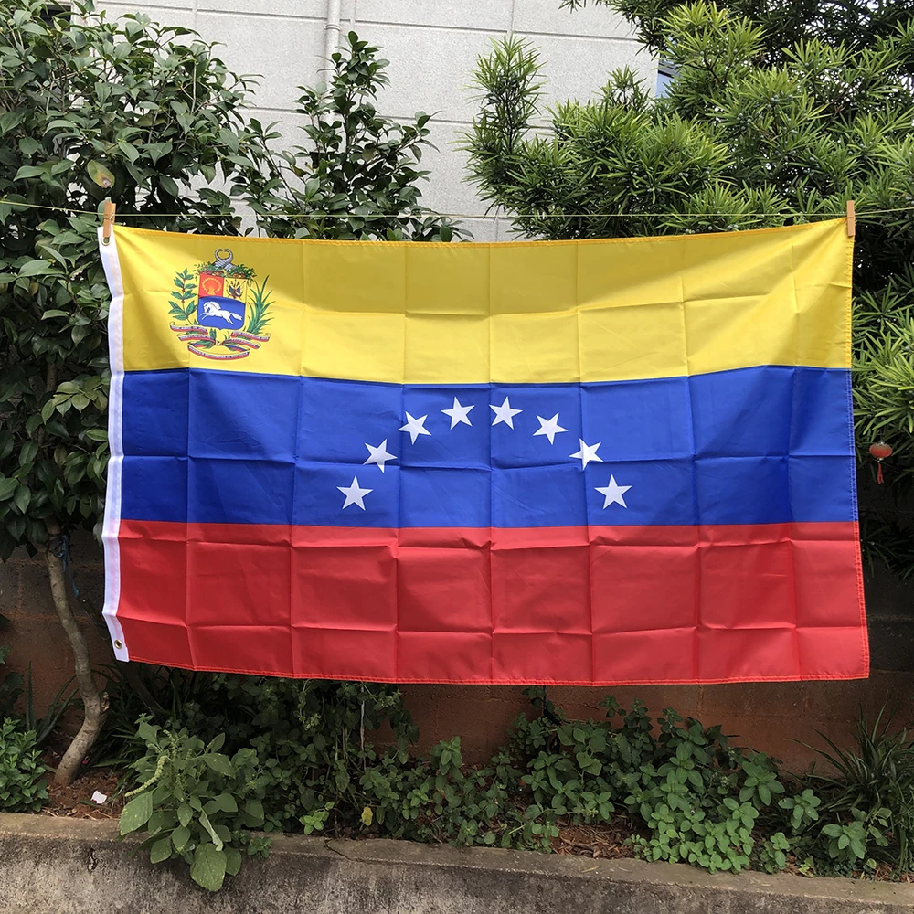 Z-ONE FLAG 3X5 ft Venezuela flag  90X150CM 100% polyester hanging  country flag national banner banners