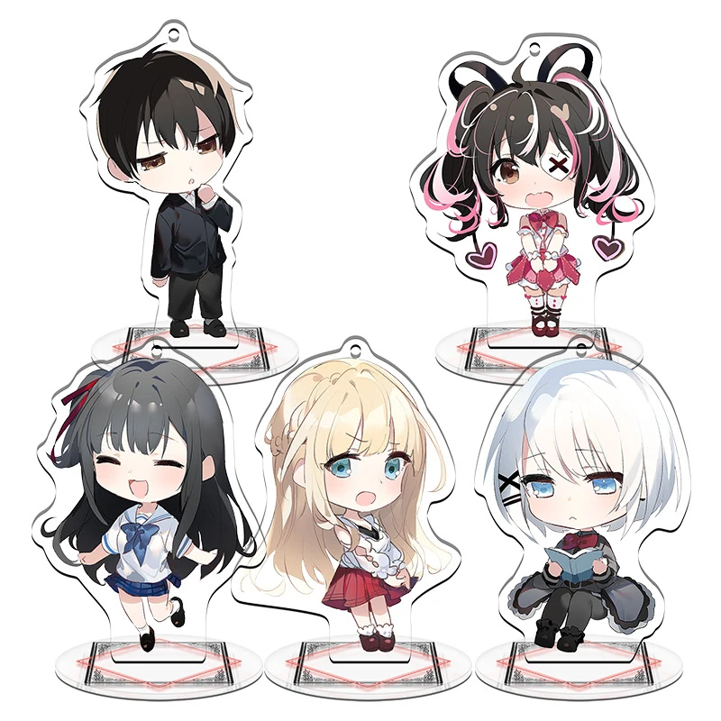 

Anime The Detective Is Already Dead Kimiduka/Siesta/Charlotte Acrylic mini Stand figure Stand Plate Cosplay Prop Decor Fans Gift