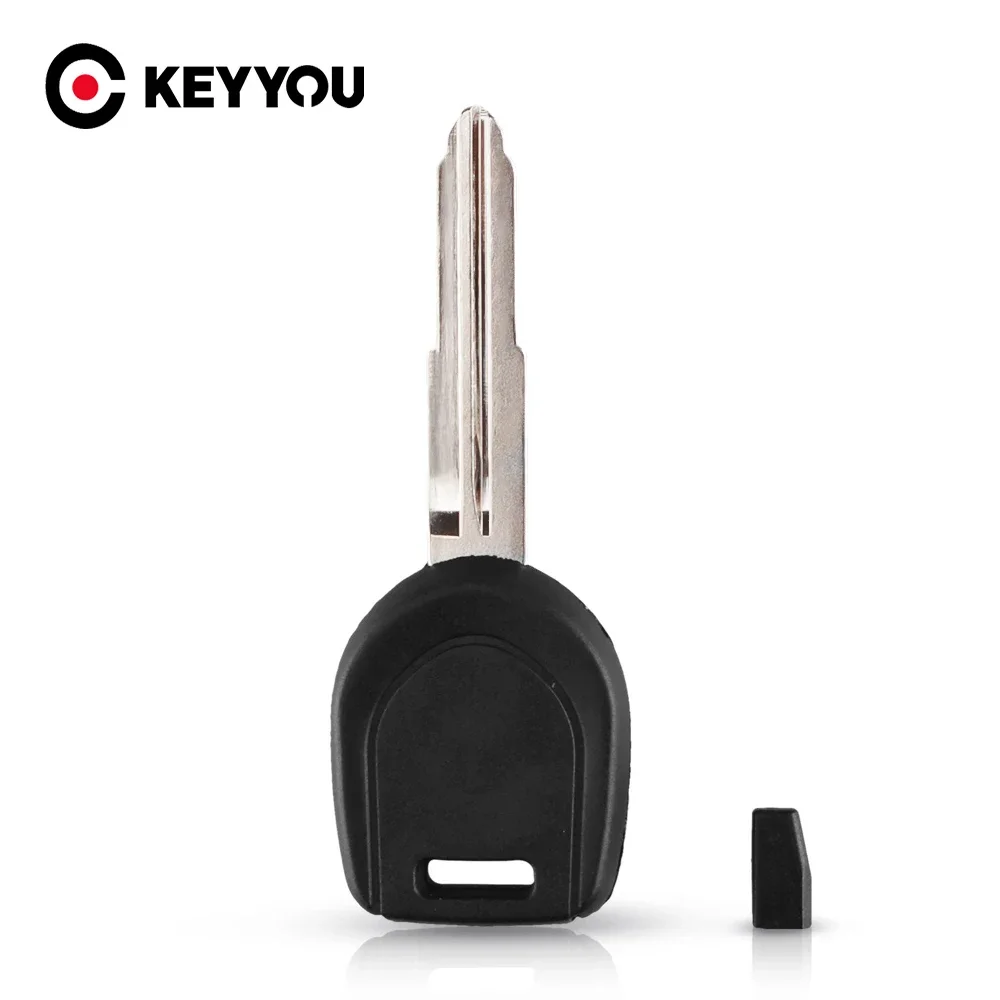 KEYYOU Transponder ID46 Chip Car Remote Key Case Shell For Mitsubishi Shogun Pajero Montero Triton Colt Mirage Left Blade