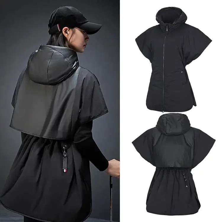 Women Autumn Winter Golf Hooded Jacket Versatile Casual Sports Warm Comfortable Ladies Golf Outerwear Top