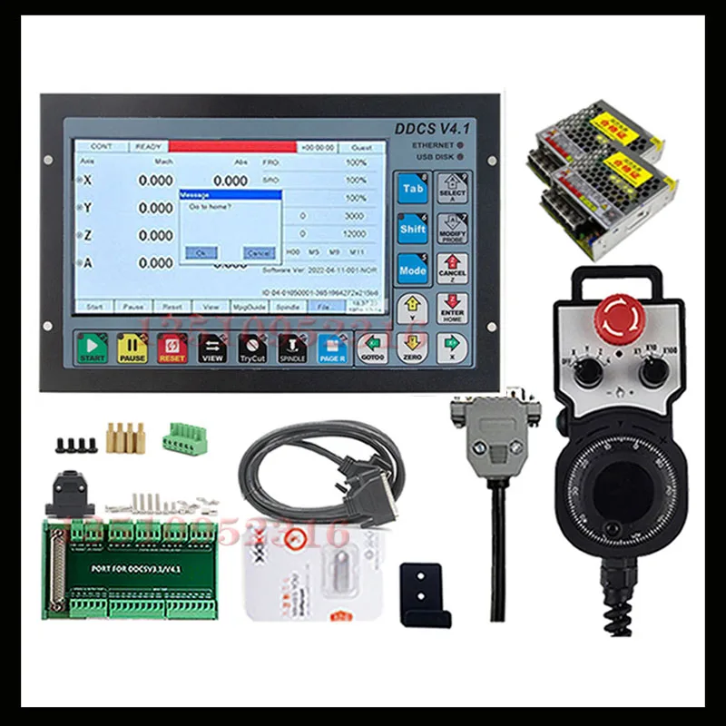 

2023 Hot Sale! Ddcsv3.1/Ddcsv4.1 Independent Motion Controller Offline Controller Supports 3/4 Axis Usb Cnc Controller Interface