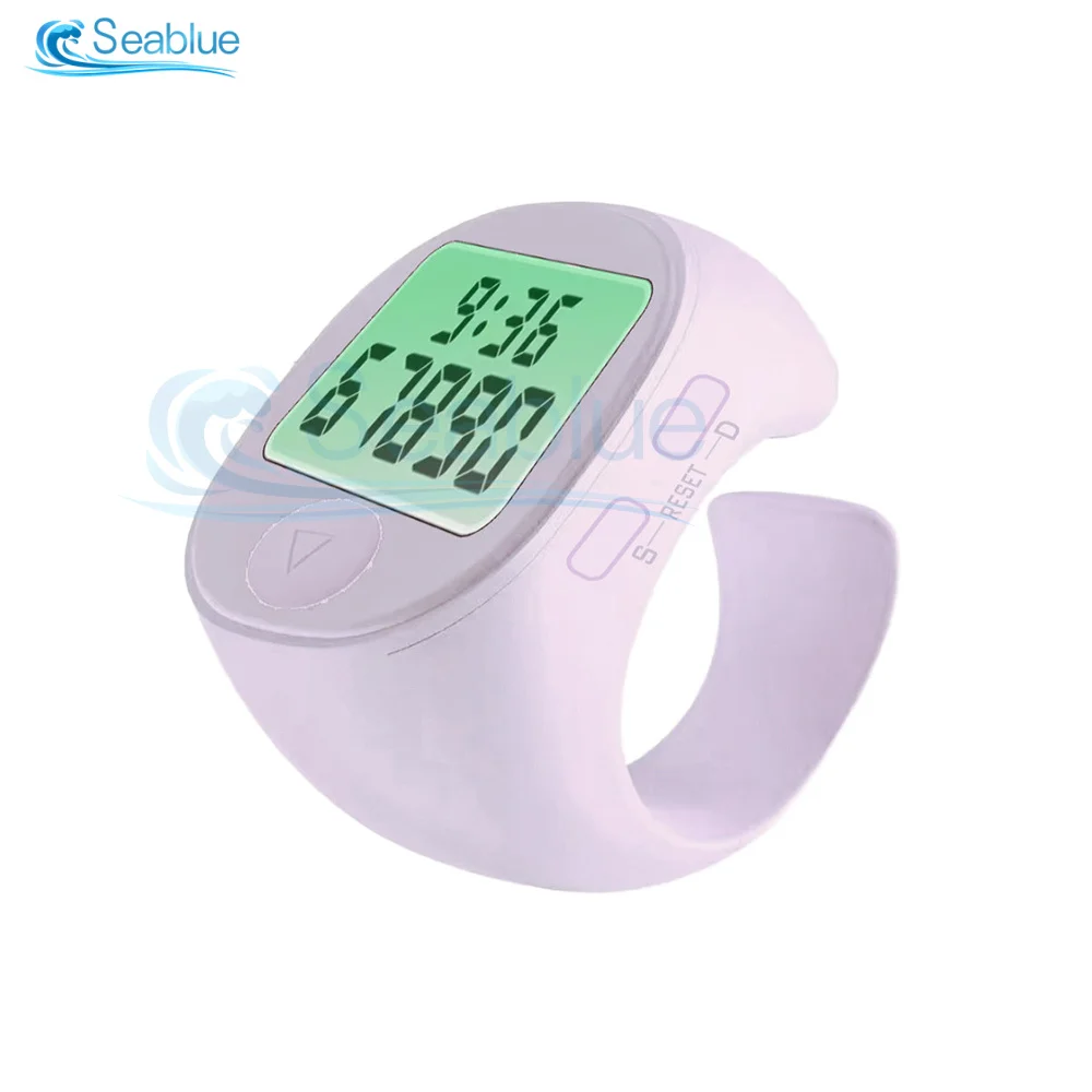 LCD Full Display Smart Tasbih Tally Digital Counter for Muslims Tasbeeh Zikr Ring 5 Prayer Time Vibration Reminder