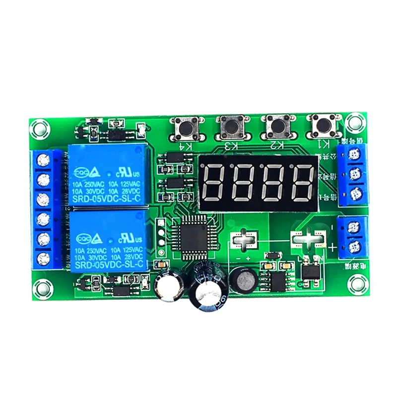 Modulo relè di ritardo bidirezionale, temporizzazione del ciclo di spegnimento a impulsi DC 7-30V