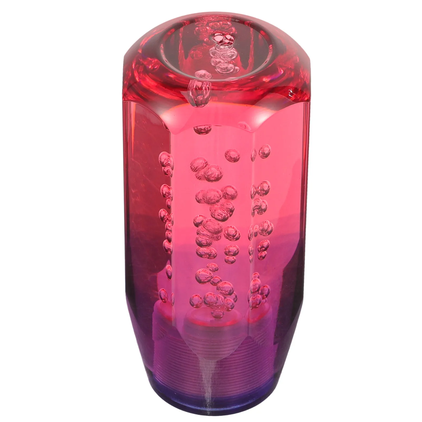 

Two Shift Knob 10cm Red Purple Crystal Handle Smooth Touch Easy Install Universal Manual Automatic Car Acrylic