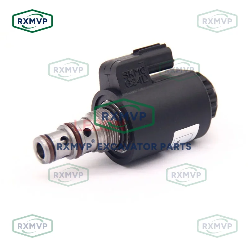 Excavator SKM6-G24D Diesel Engine Solenoid Valve KWE6K-22 G24D16B