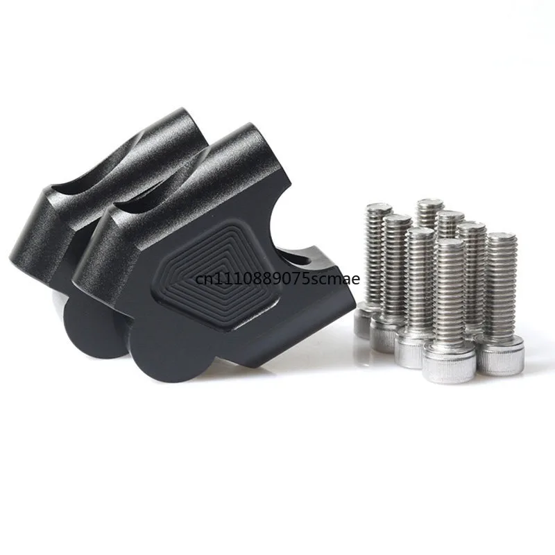 

Applicable to Guosi Feizhi 150 double disc brake modified faucet heightening code handlebar heightening code heightening device