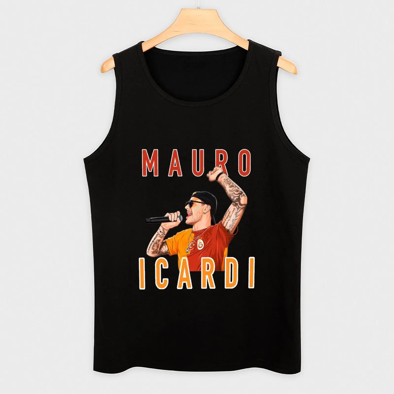 ماورو إيكاردي تانك توب للرجال بلا أكمام تي شيرت رجالي تي شيرت ملابس رياضية للرجال تي شيرت ياباني