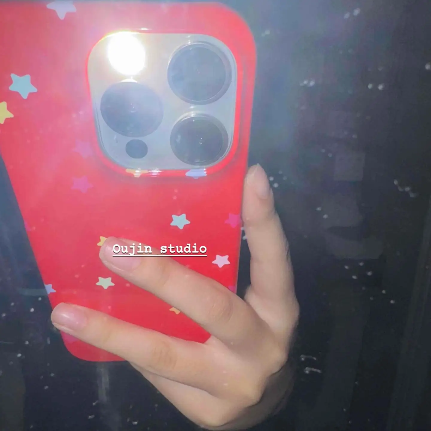 Korean ins retro fashion red color stars New Year Christmas iphone16pro/15promax/14/13/11 Apple phone case protective cover