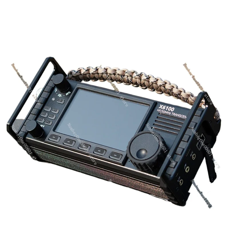 

Aluminum alloy Shield case Handle Carry Protector For XIEGU X6100 Radio