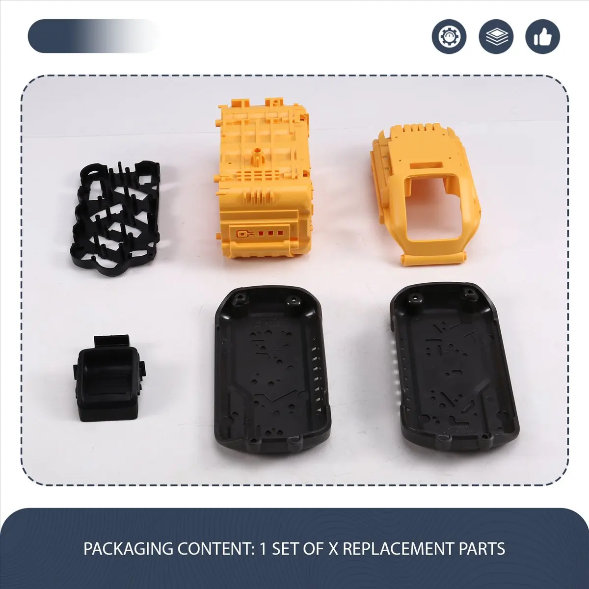 

A06R для аккумулятора Dewalt 60V DCB612 12AH, комплект из 15 элементов 21700, сменные аксессуары