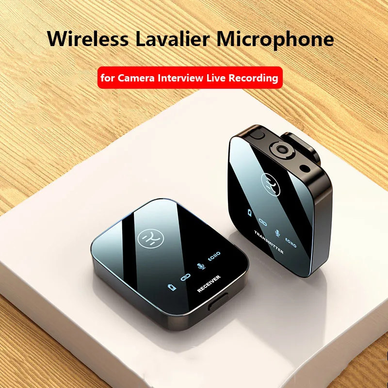 Audio Wireless Mic Lavalier Microphone Home Studio Camera Interview Live Recording for Mobilephone PC DSLR Camera IPhone Xiaomi