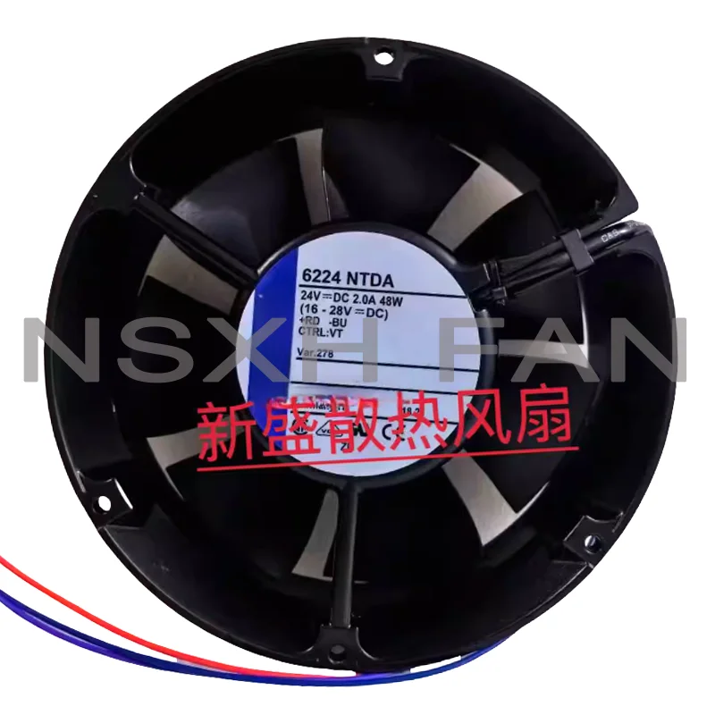 

6224 NTDA Brand-new 24V 2.0A 48W Inverter Speed-regulating Cooling Fan